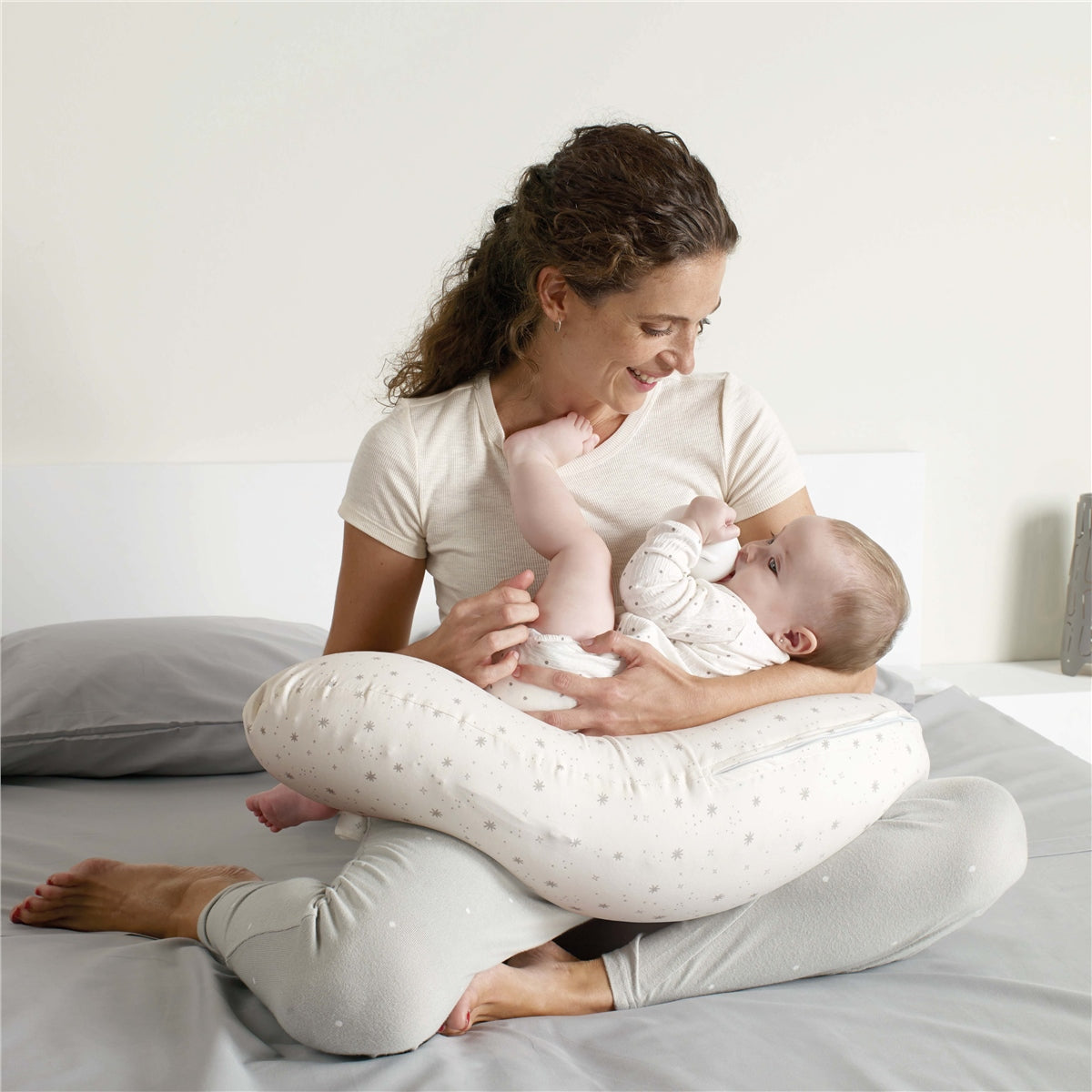 Jane 4in1 Mother Cushion & Baby Hammock, Dim Grey