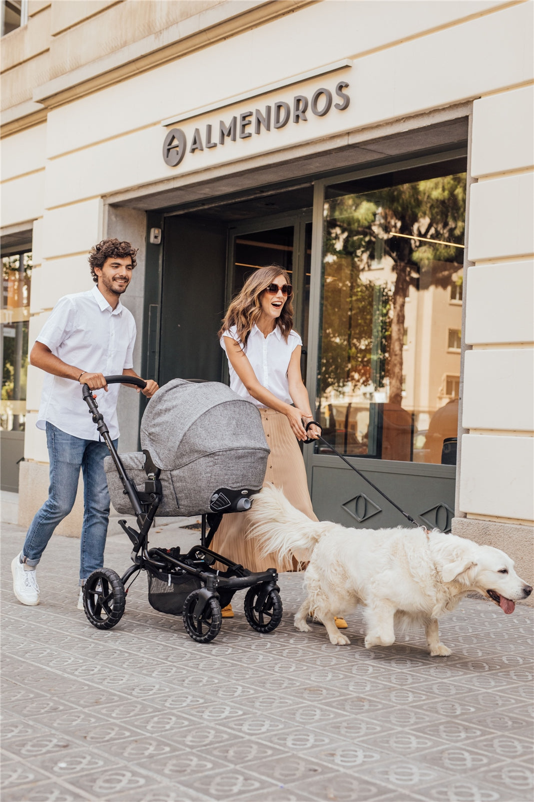 Jané Crosswalk-R All-Terrain Travel System with Carrycot & Koos iSize R1, Tech Mouse / Black Grey