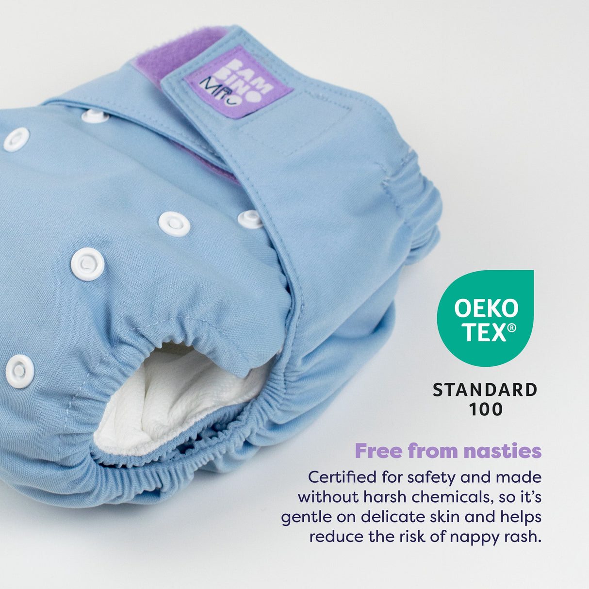 Revolutionary Reusable Nappy in Blue