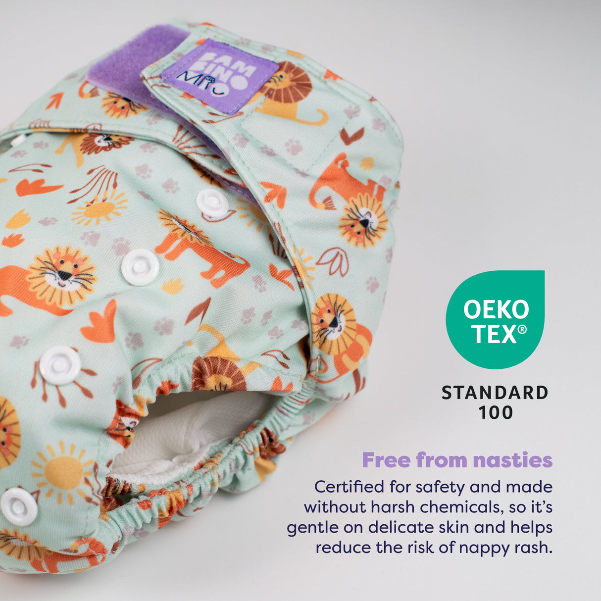 Revolutionary Reusable Nappy in Cool Cats