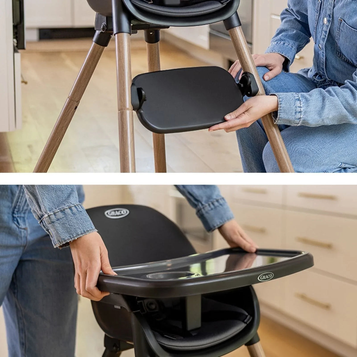 Graco Presti 3-in-1 Highchair - Steeple Grey