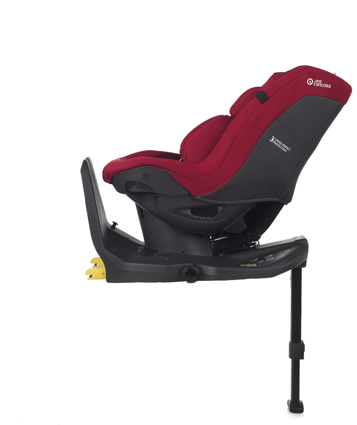 Jané Ikonic R iSize 360 Swivel Car Seat 40-105cm, 0-4 Years, Matt Black