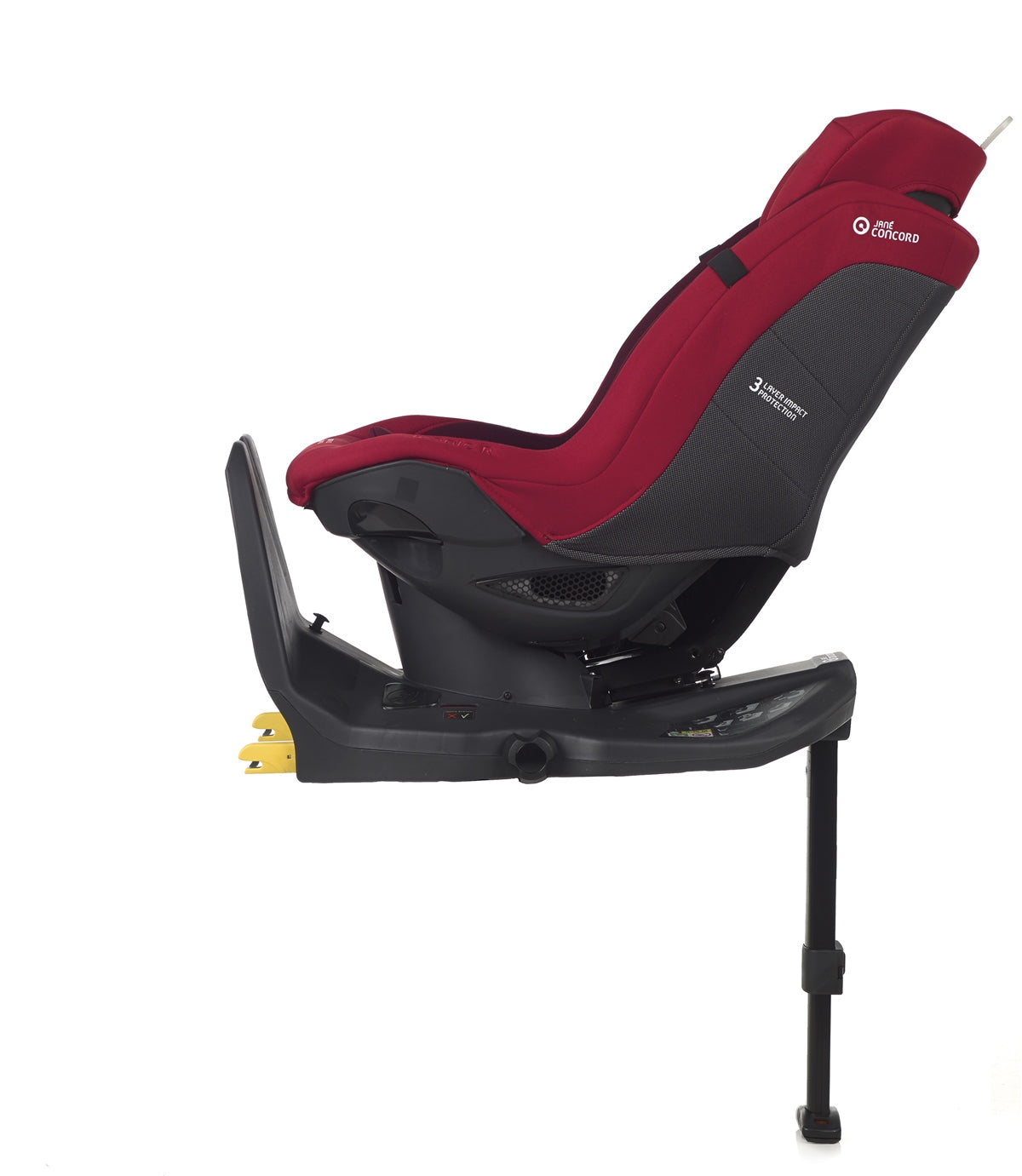 Jané Ikonic R iSize 360 Swivel Car Seat 40-105cm, 0-4 Years, Matt Black