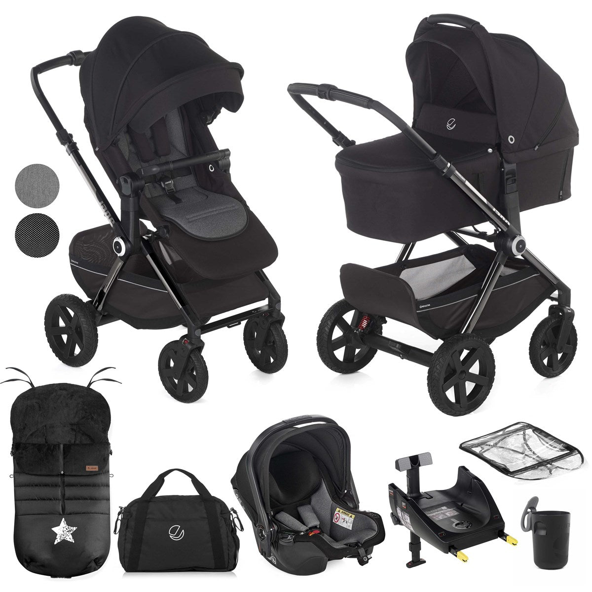 Jane Crosslight-3 Full 10 Piece Travel System Bundle