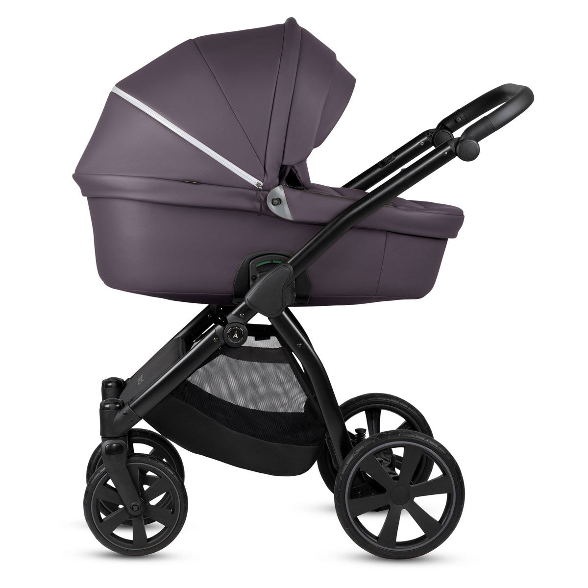 Noordi Fjordi V1 Leather 3-in-1 Travel System – Eco-Leather Pram with ThermoCot™ & i-Size Car Seat