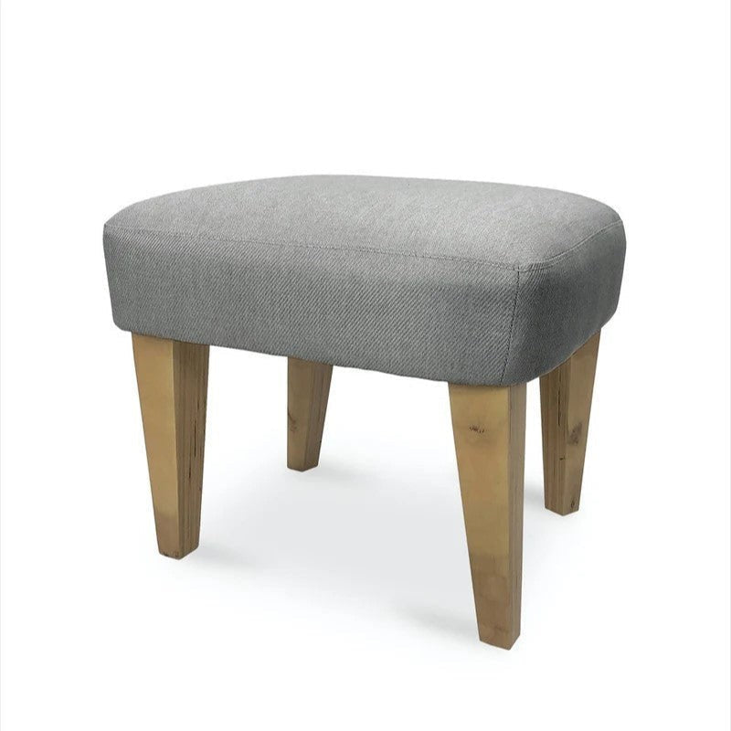 Johnston's Soothe Easy Deluxe Nursing Chair & Rocker with Foot Stool, Grey / Beechwood