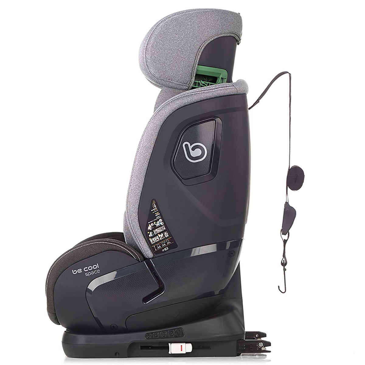 Be Cool Space Car Seat i-Size 76-150cm, 15 months–12 years