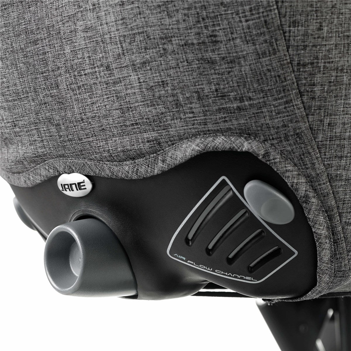 Jané Trider + Transporter Plus Carrycot, Cold Black
