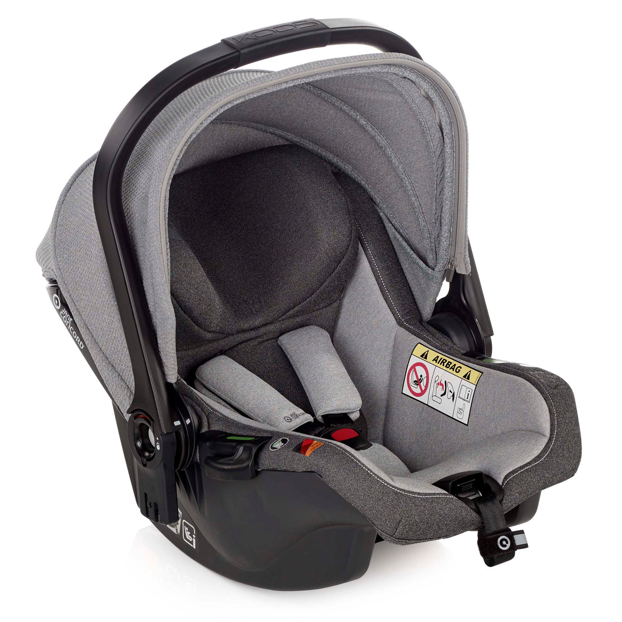 JanƩ Trider Travel System Bundle with Transporter Plus & Koos R1 i-Size Car Seat, Black