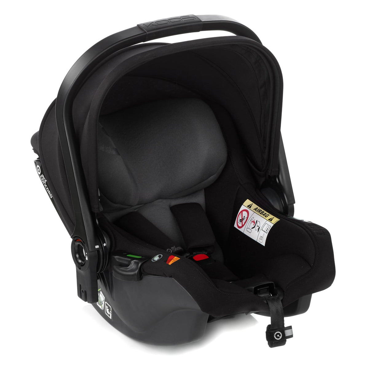 JanƩ Trider Travel System Bundle with Transporter Plus & Koos R1 i-Size Car Seat, Black
