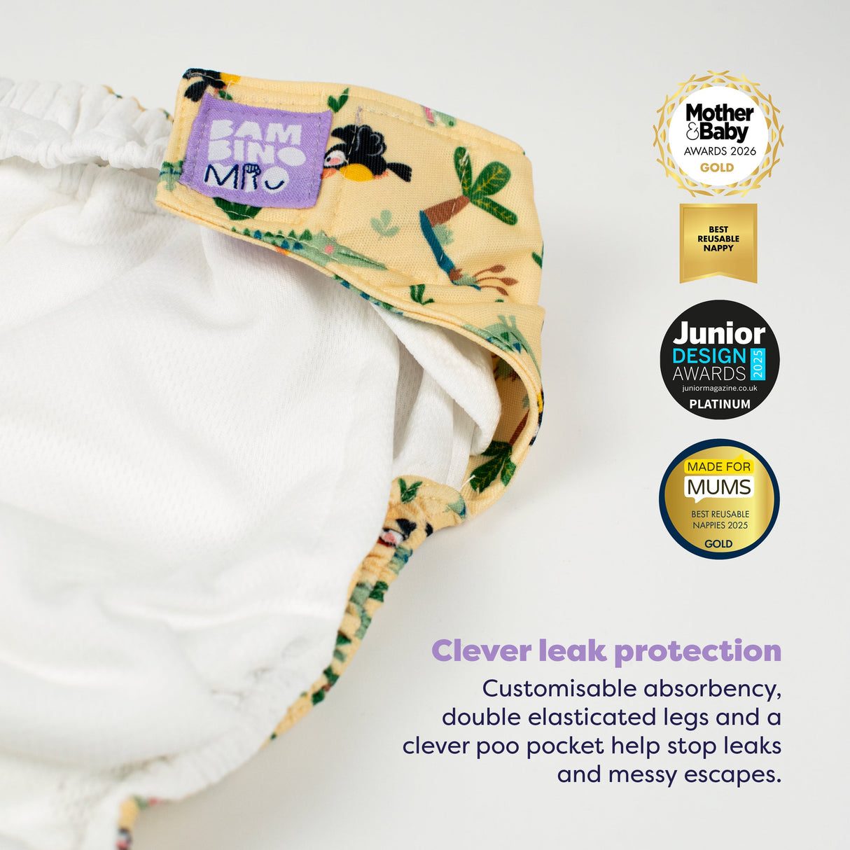 Revolutionary Reusable Nappy in River Rascals