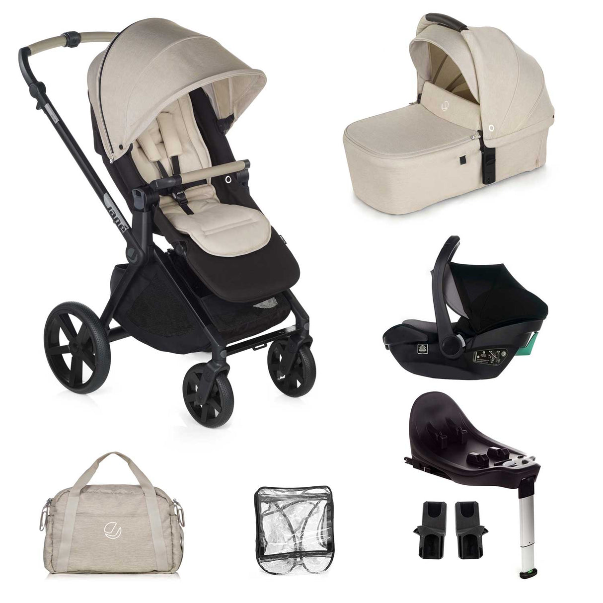 Jane Muum-4 + Travel Carrier Car Seat Bundle