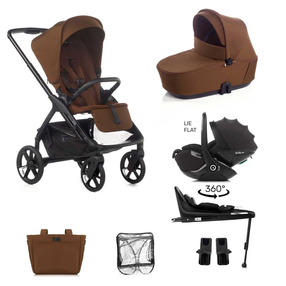 Jane Keep Trio Kombibaby 360 Lie-Flat Car Seat Travel System