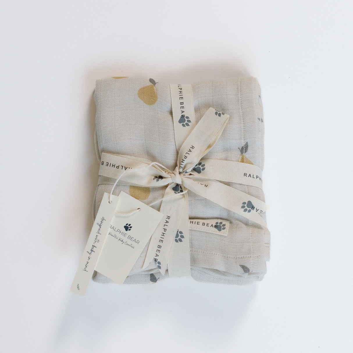 Pears Large Swaddle Muslin