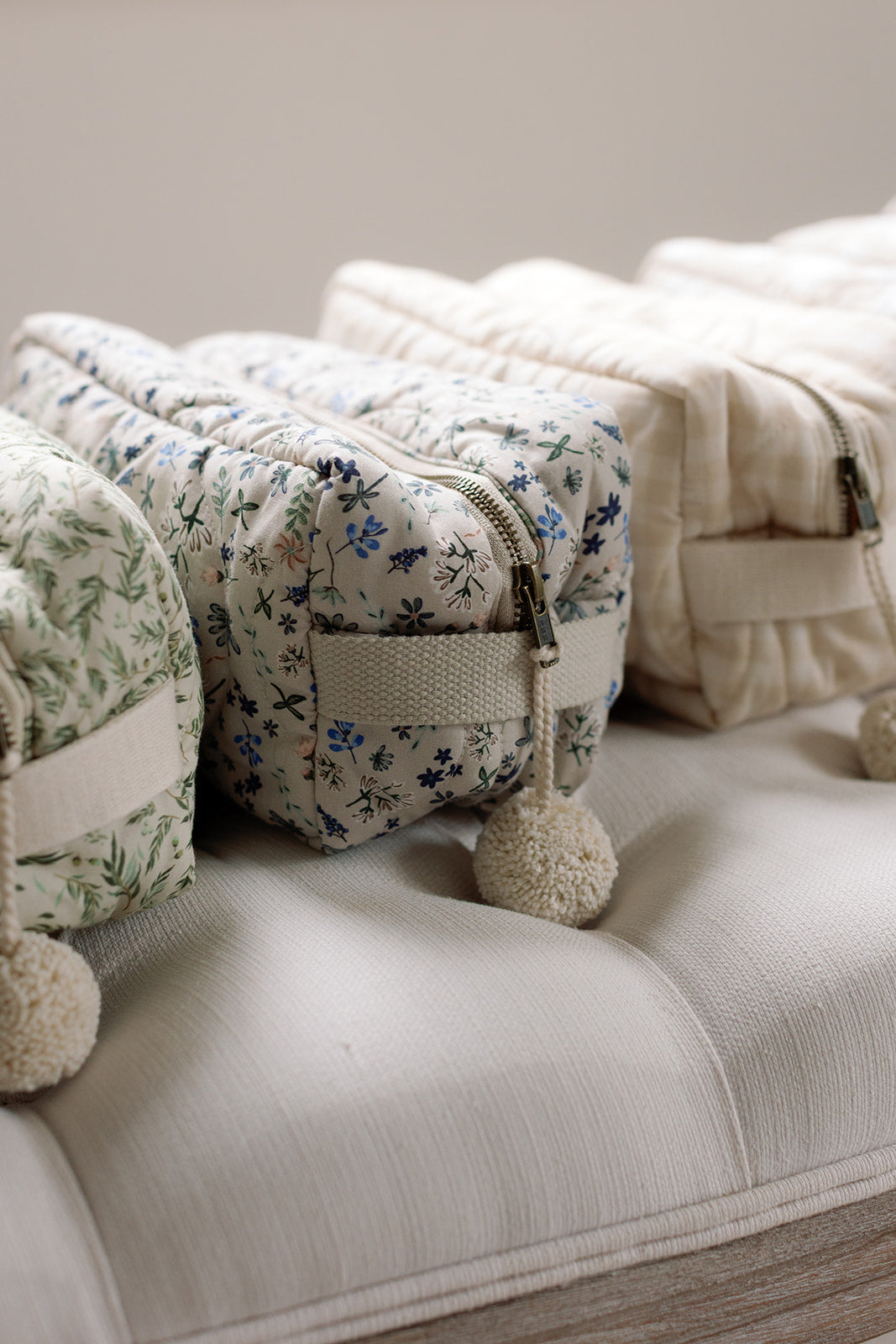 Quilted Washbag - Willow