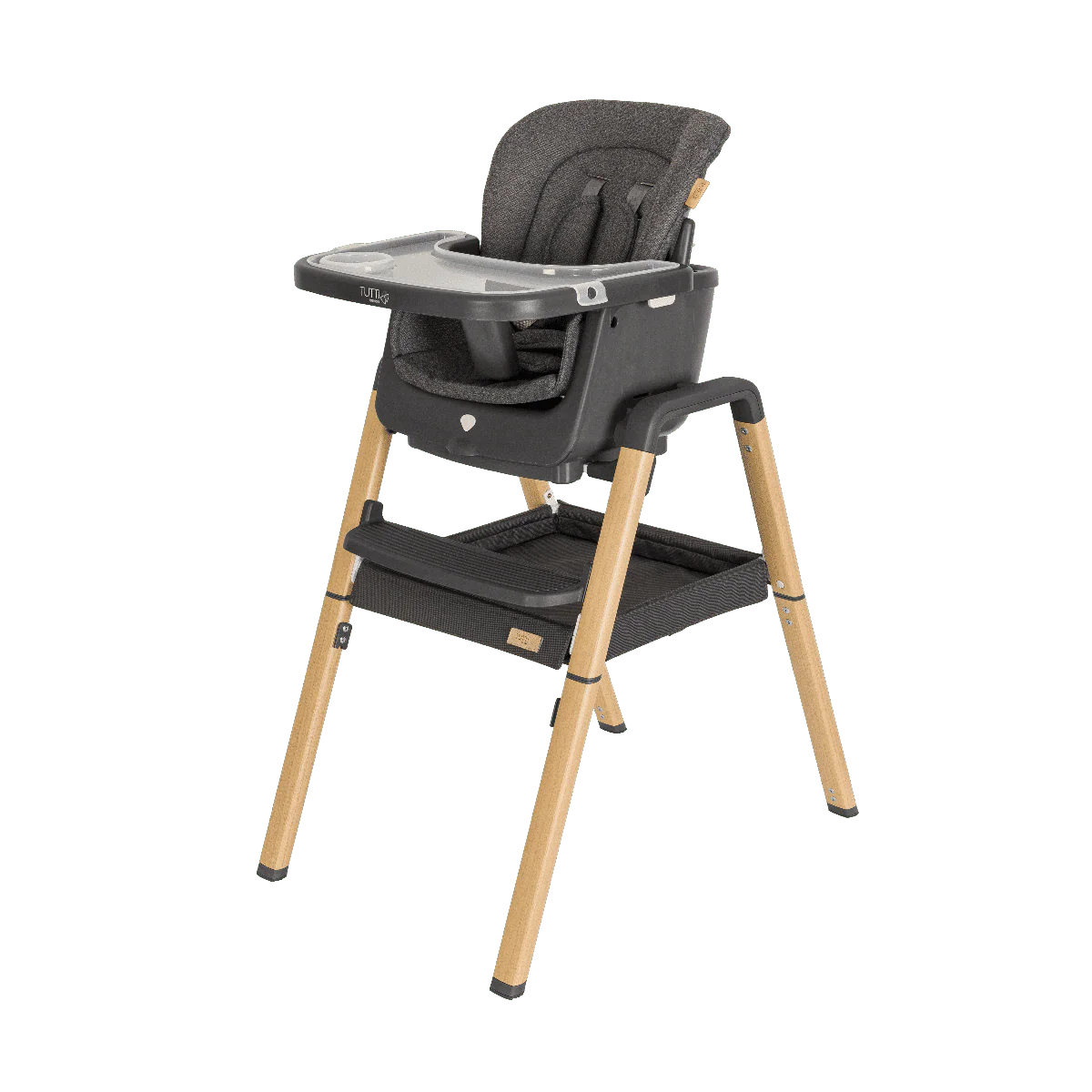 Tutti Bambini Nova Evolutionary Highchair - Grey/Oak