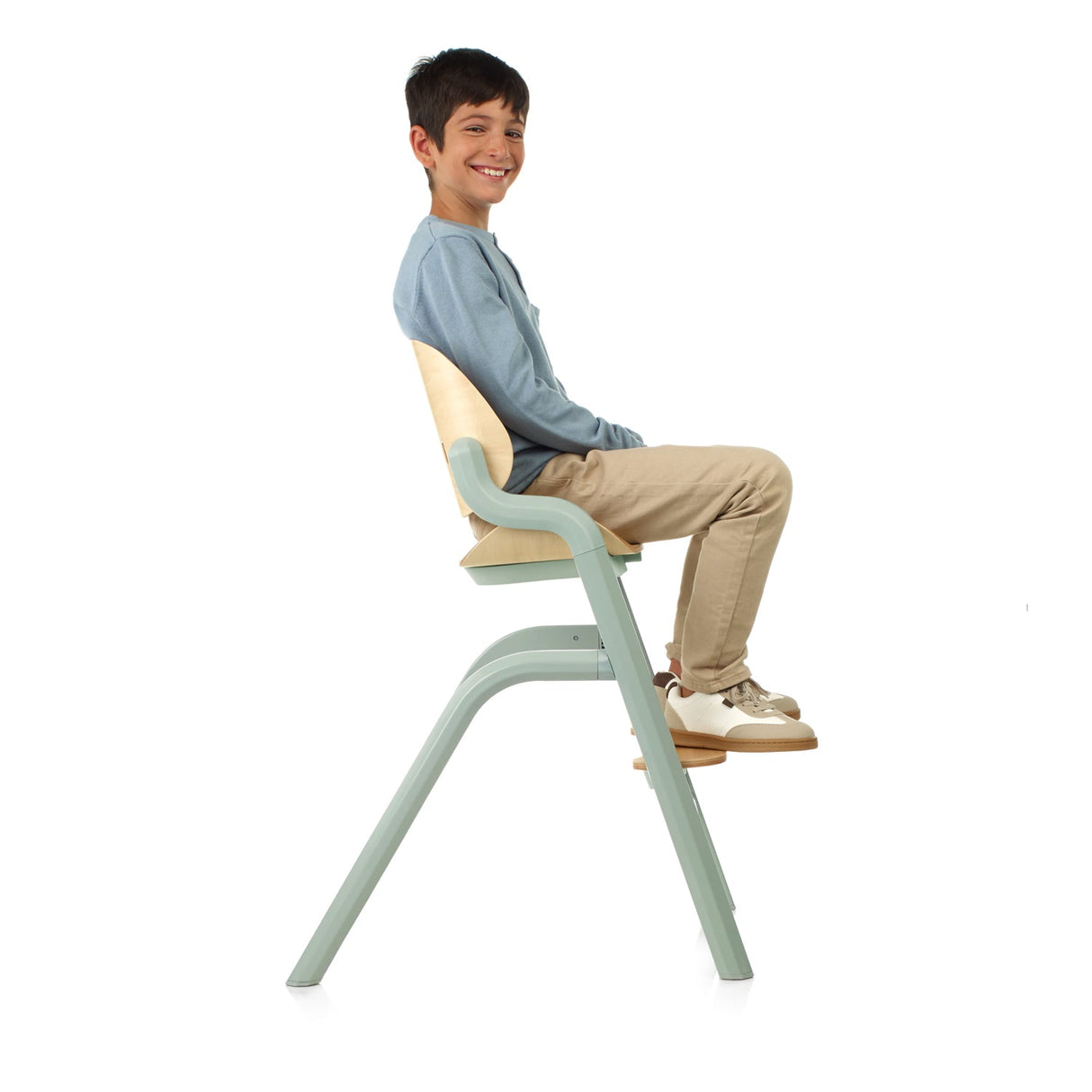 Jane Noah Highchair – Convertible Beechwood Chair from 6 Months to Adulthood, Botanic