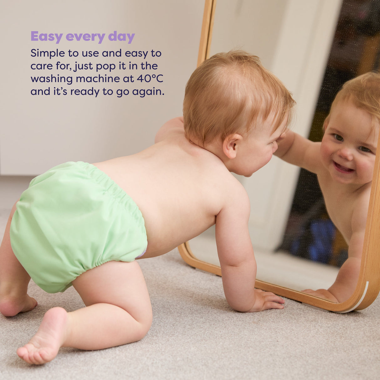 Revolutionary Reusable Nappy in Mint