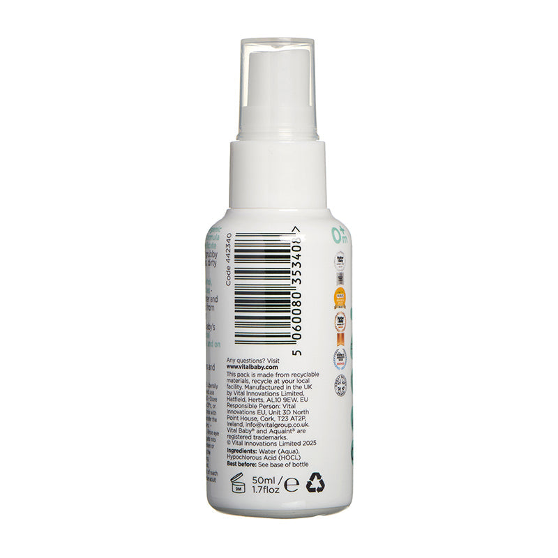 Vital Baby HYGIENE Aquaint® Sanitising Water 50ml