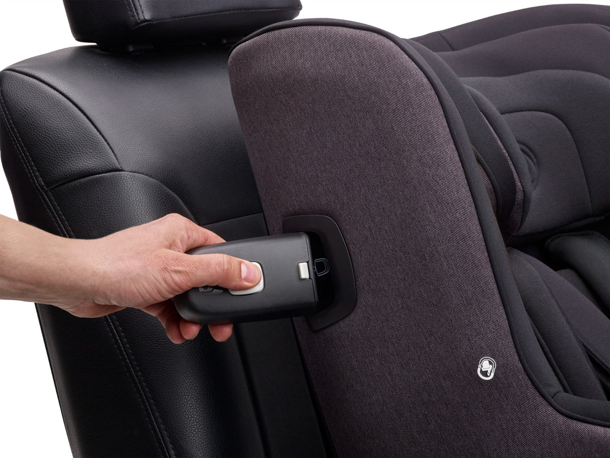 Bugaboo Owl by Nuna + Turtle Air + 360 Rotating Base - Mineral Washed Black