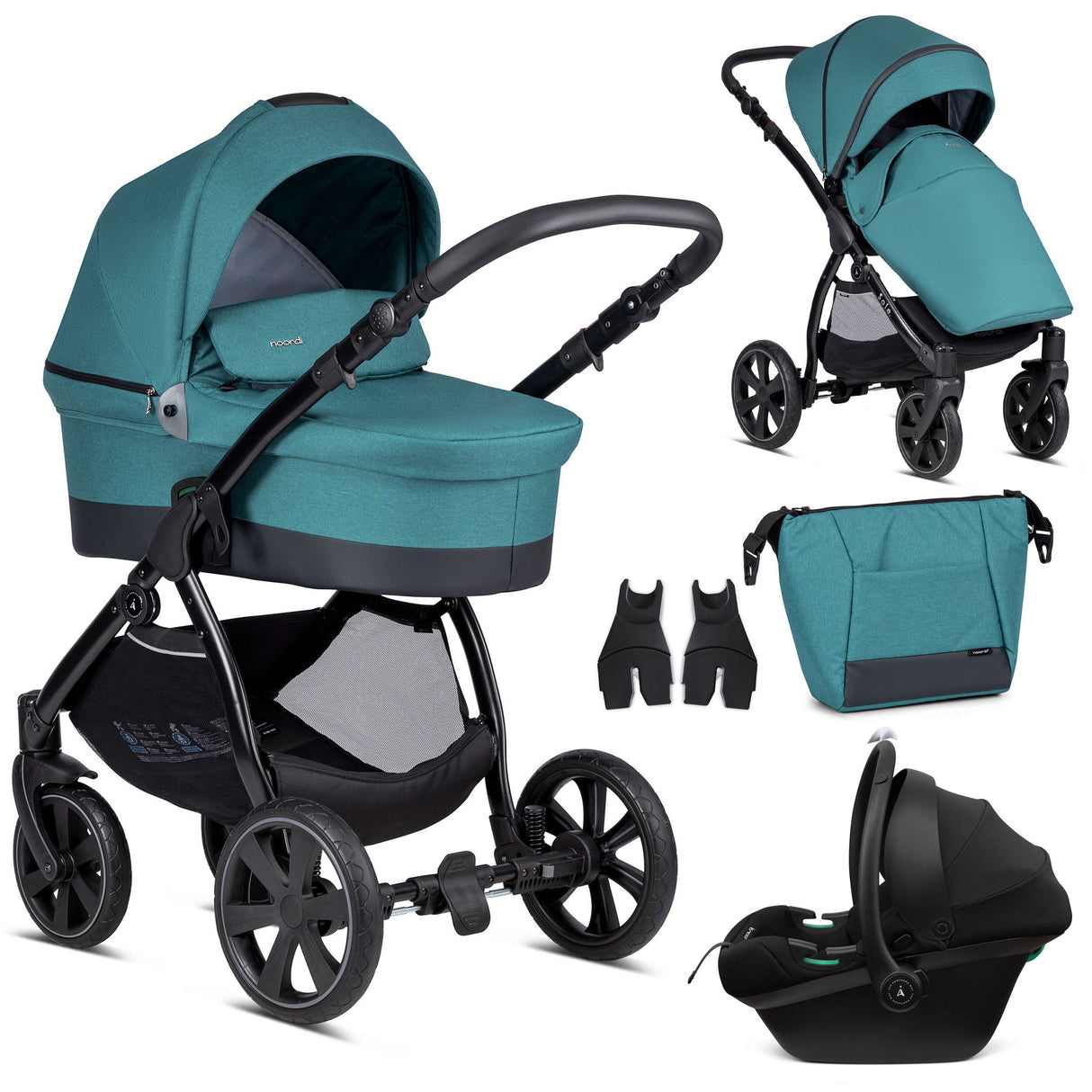 Noordi Sole Go 3in1 Travel System with Terra i-Size Car Seat