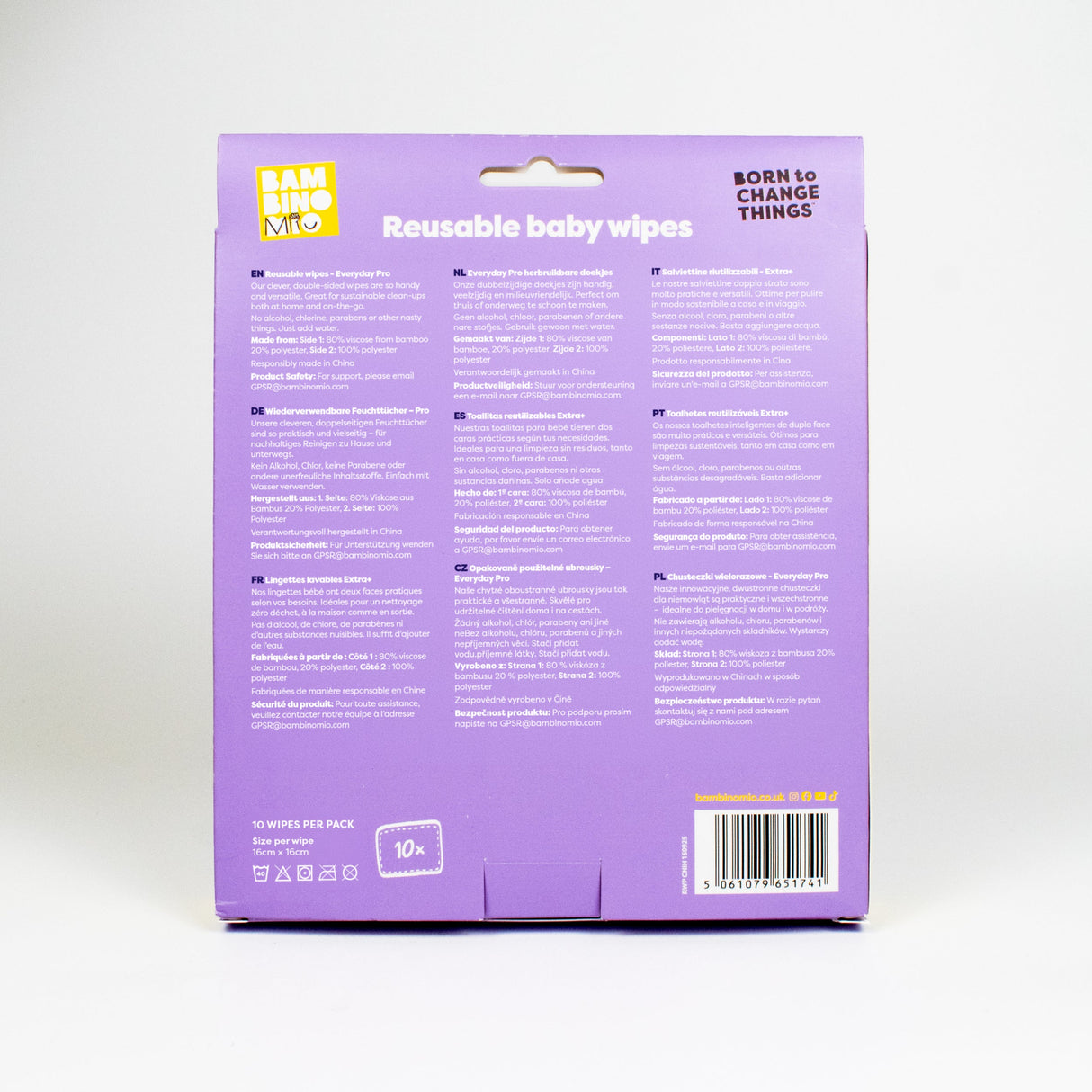 Reusable Baby Wipes - Everyday Pro 10 Pack