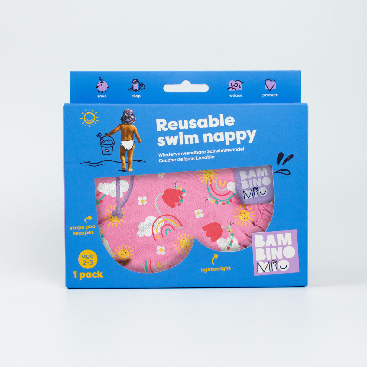 Reusable Swim Nappy in Happy Days