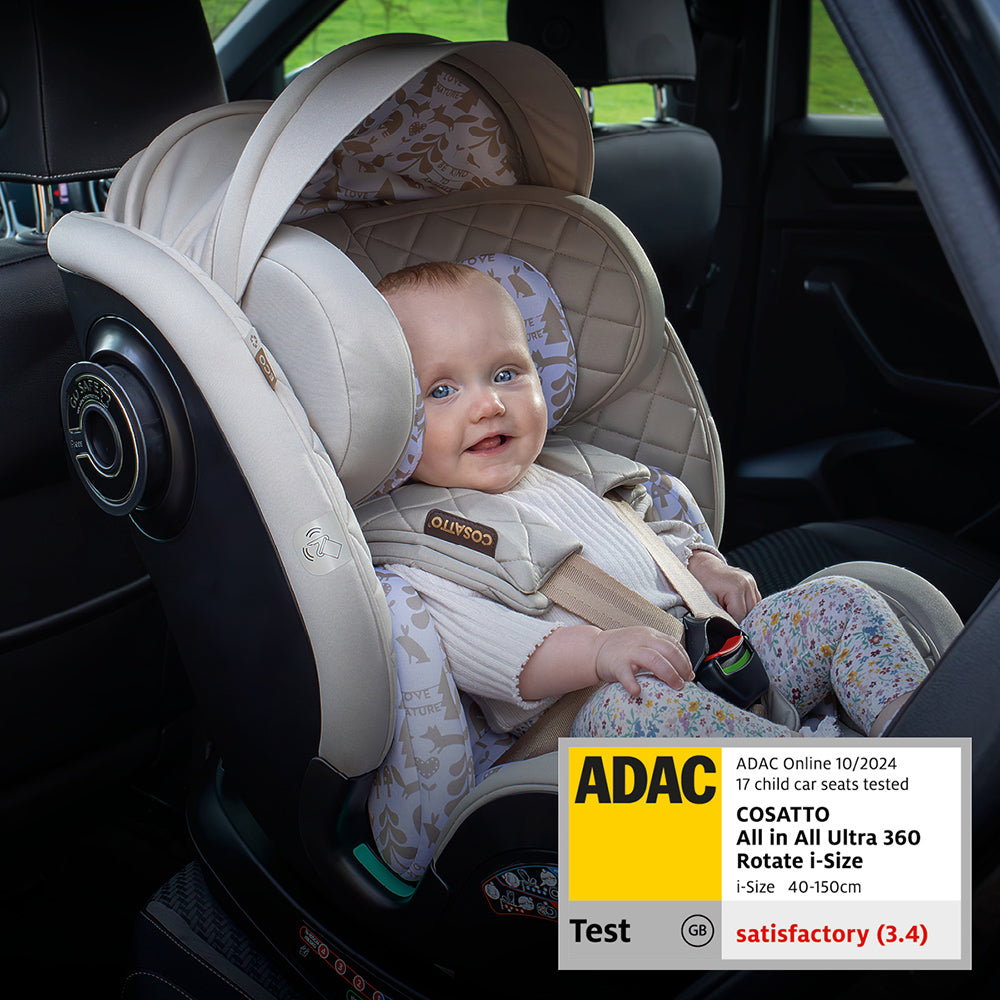 Cosatto All in All Ultra 360 Rotate i-Size Car Seat - Whisper
