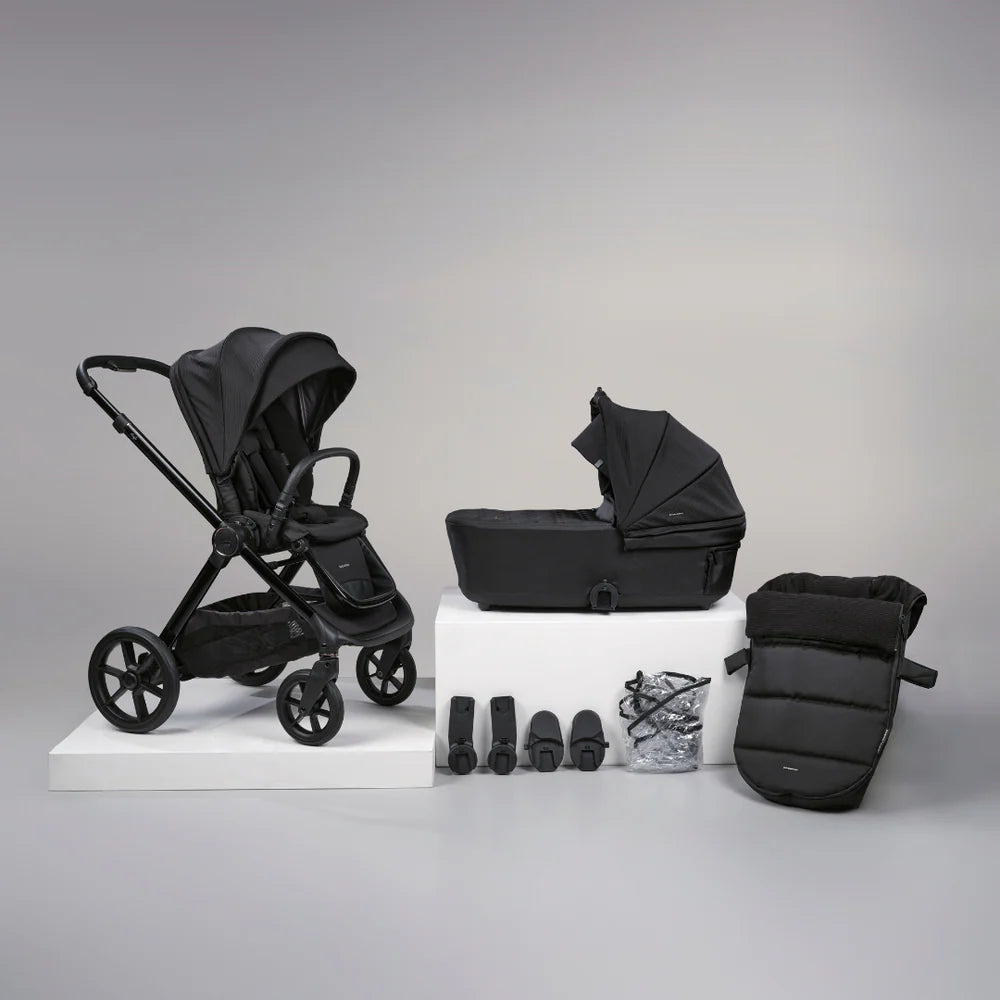 Bababing Raffi MK11 Travel System Bundle - Gloss Black
