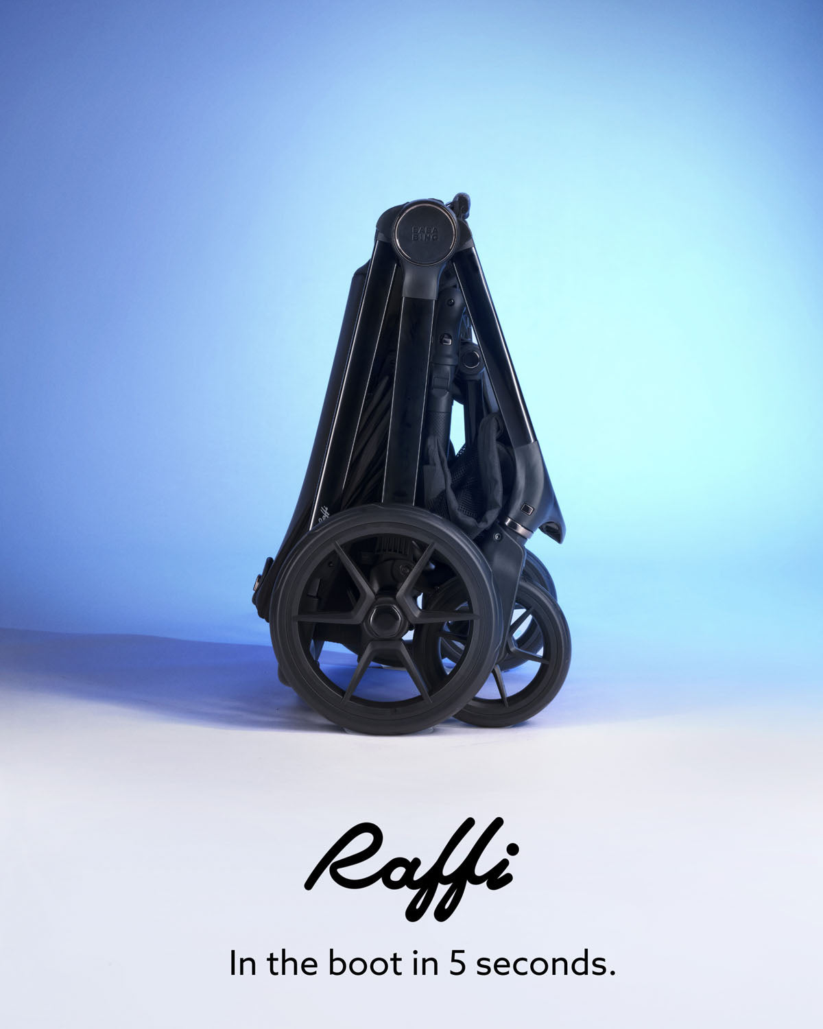 Bababing 18pc Raffi MK11 Home & Travel System, Home & Feeding Bundle with Spin Car Seat & Base - Gloss Black