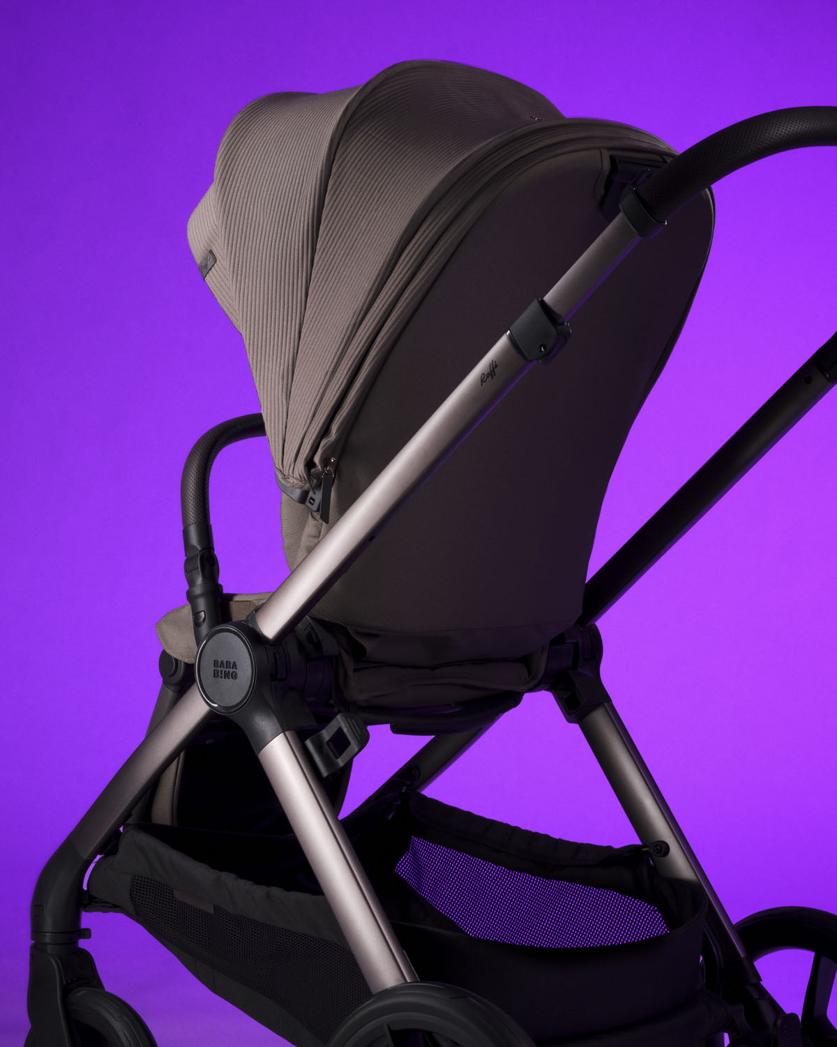 Bababing 16pc Raffi MK11 Home & Travel System Bundle with Spin Car Seat & Base - Minky