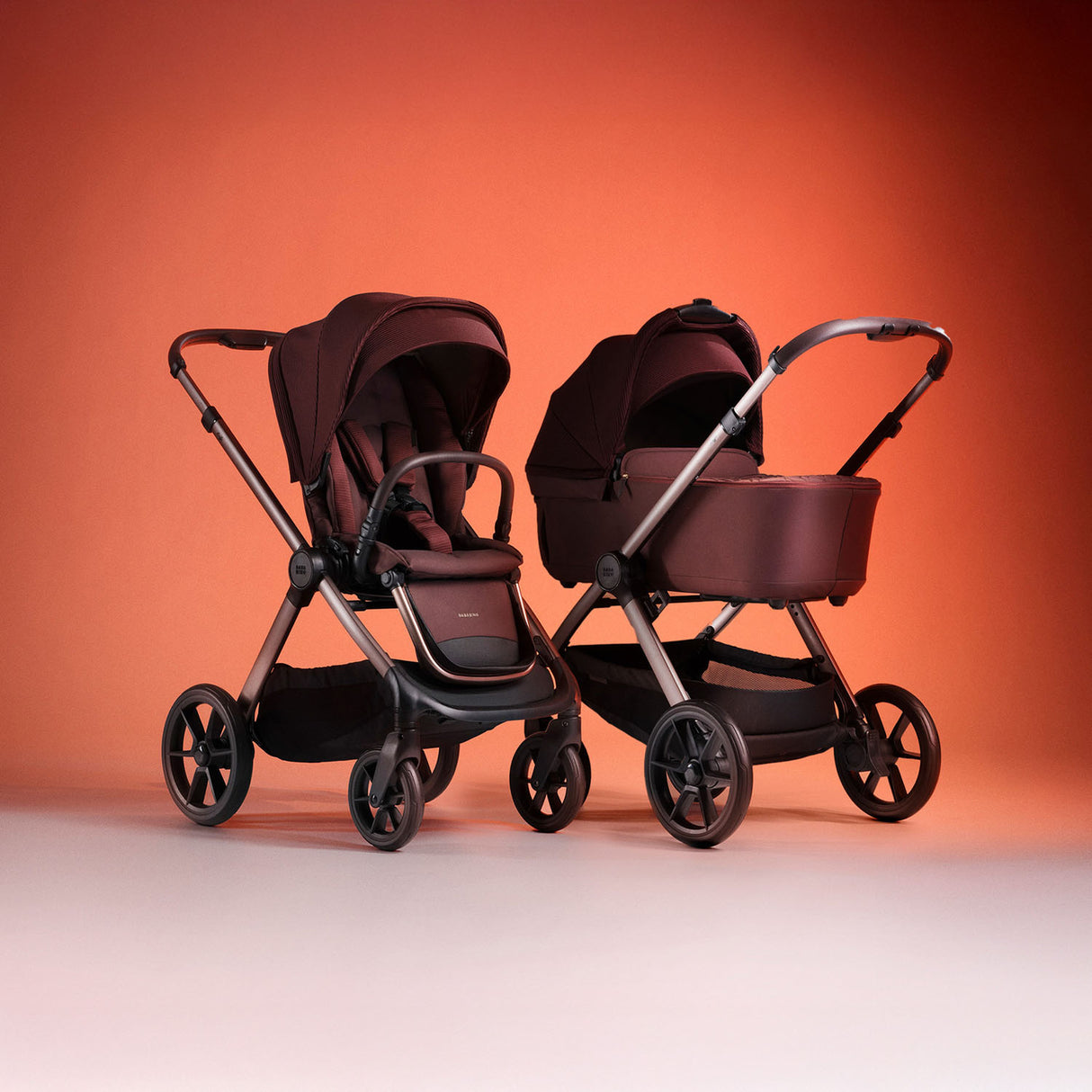 Bababing 12pc Raffi MK11 Travel System Bundle with Spin Car Seat & Base - Heritage