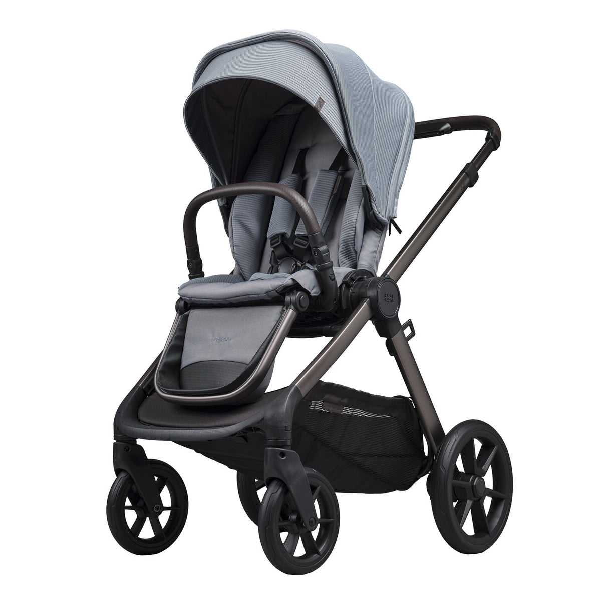 Bababing 16pc Raffi MK11 Home & Travel System Bundle with Spin Car Seat & Base - Duck Egg