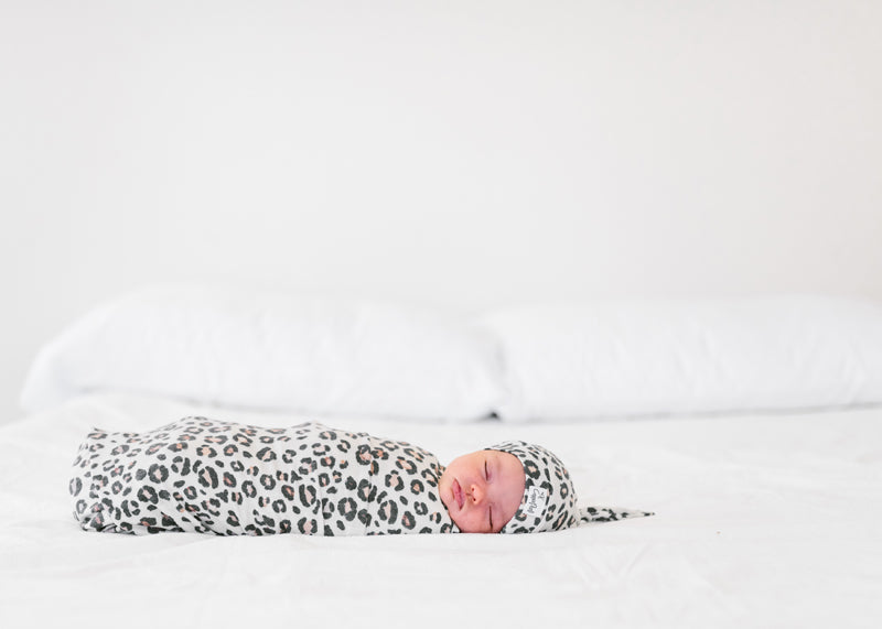 Copper Pearl Knitted Swaddle Blanket Zara