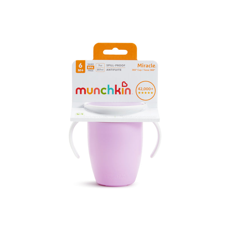Munchkin Miracle Trainer Cup 7Oz - Purple
