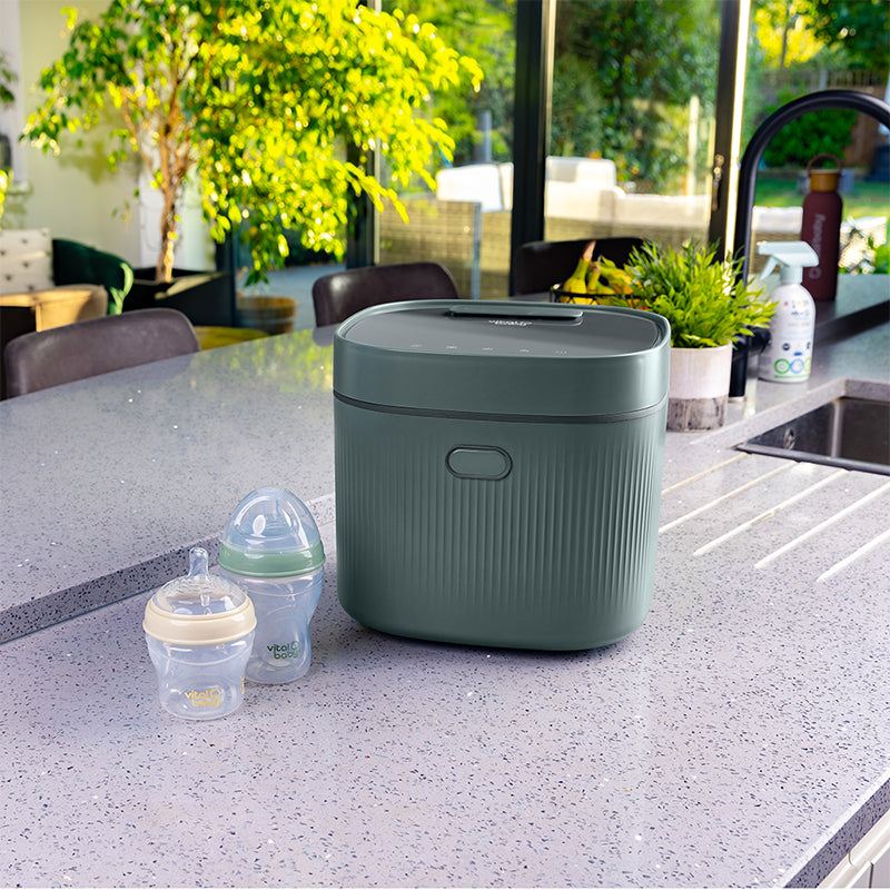 Vital Baby Nurture Advanced Pro UV Steriliser & Dryer Olive Green