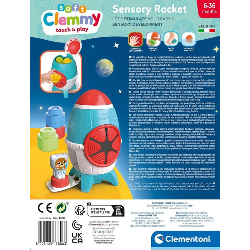 Clementoni Soft Clemmy Space Rocket