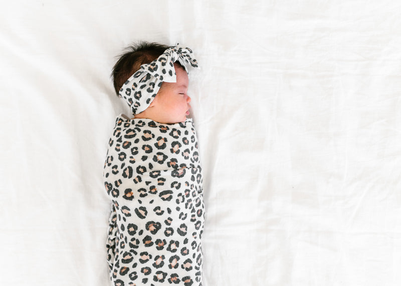 Copper Pearl Knitted Swaddle Blanket Zara