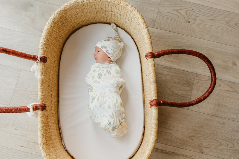 Copper Pearl Top Knot Hat Rex 0-4m