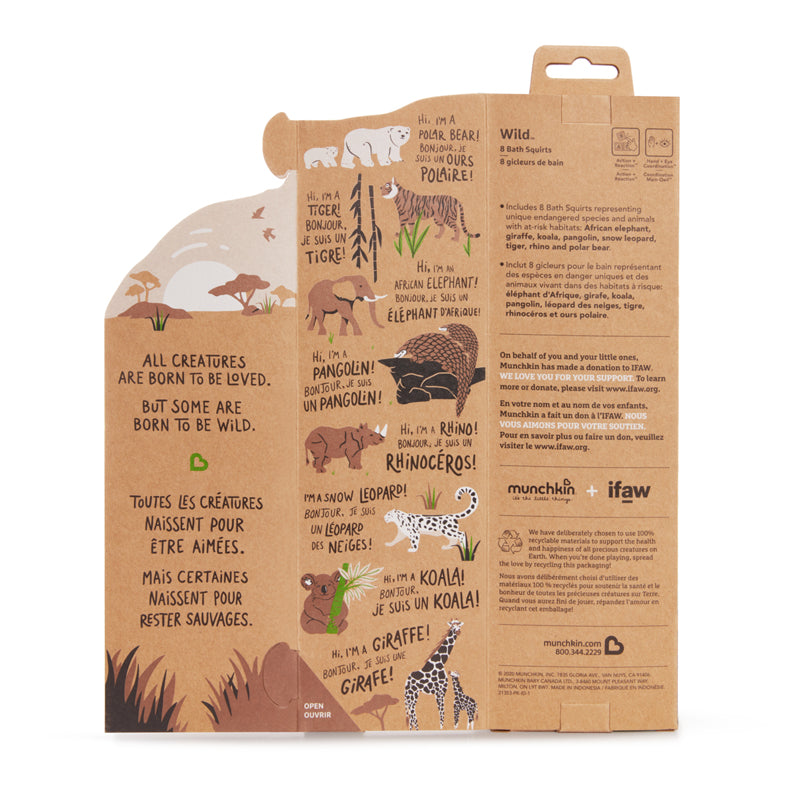 Munchkin Wildlove 8pk Squirts