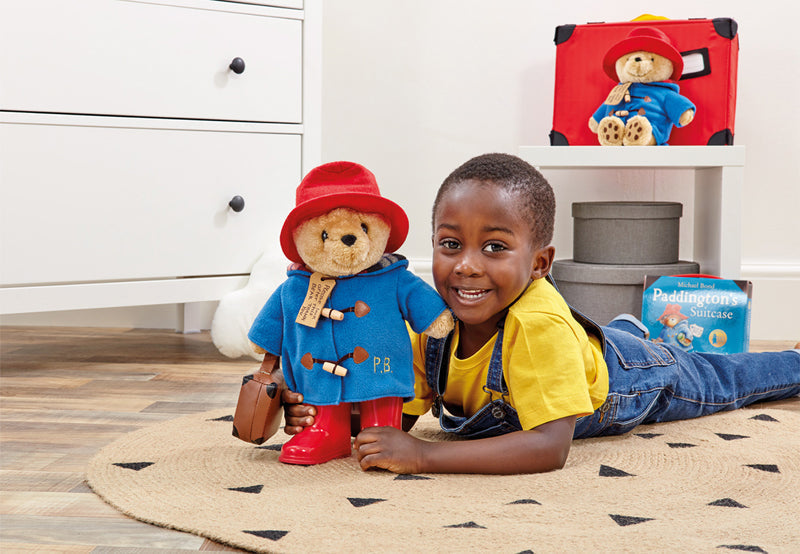 Paddington Bear with Boots and Case 34cm