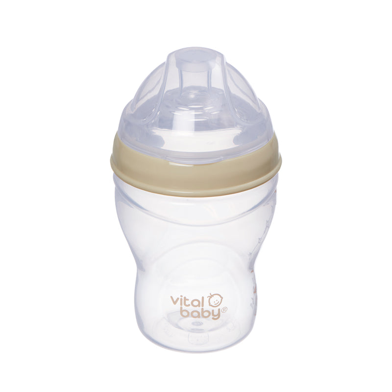 Vital Baby Nurture Breast Like Bottle 240ml 2Pk