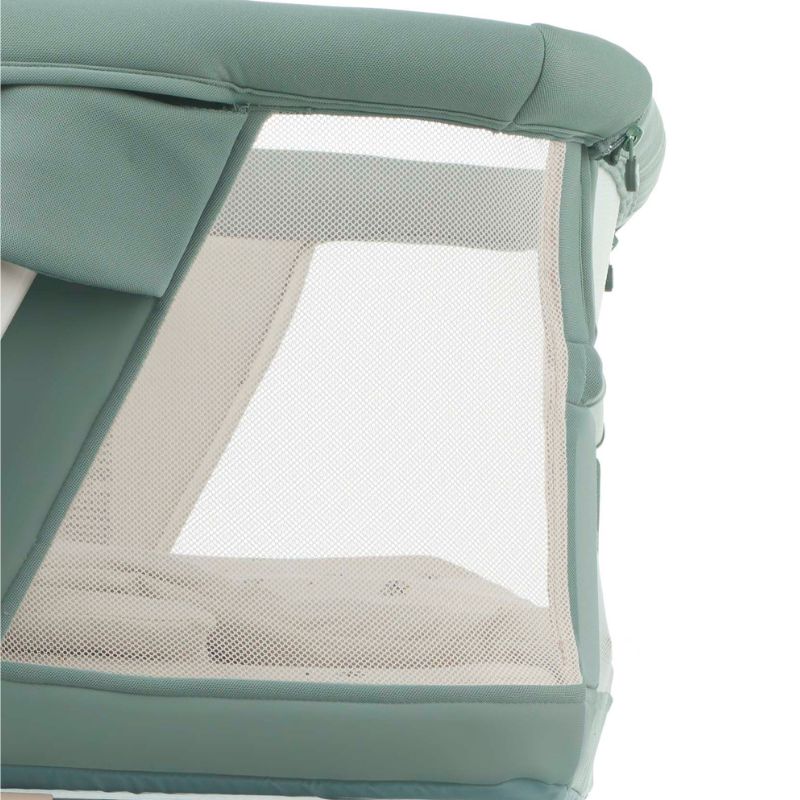 Jane Baby Side Crib + 4 Piece Bedding Set & Safety Mattress, Special Nature Edition