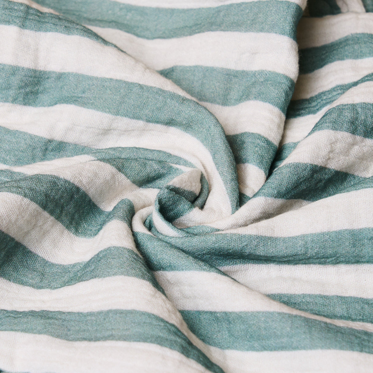 Obaby Muslin Swaddle Blanket - Ocean Stripe