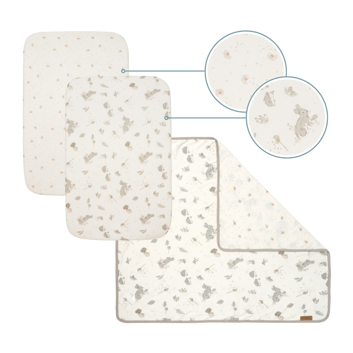 Tutti Bambini CoZee Supreme Mattress & Bedding Bundle - Cocoon
