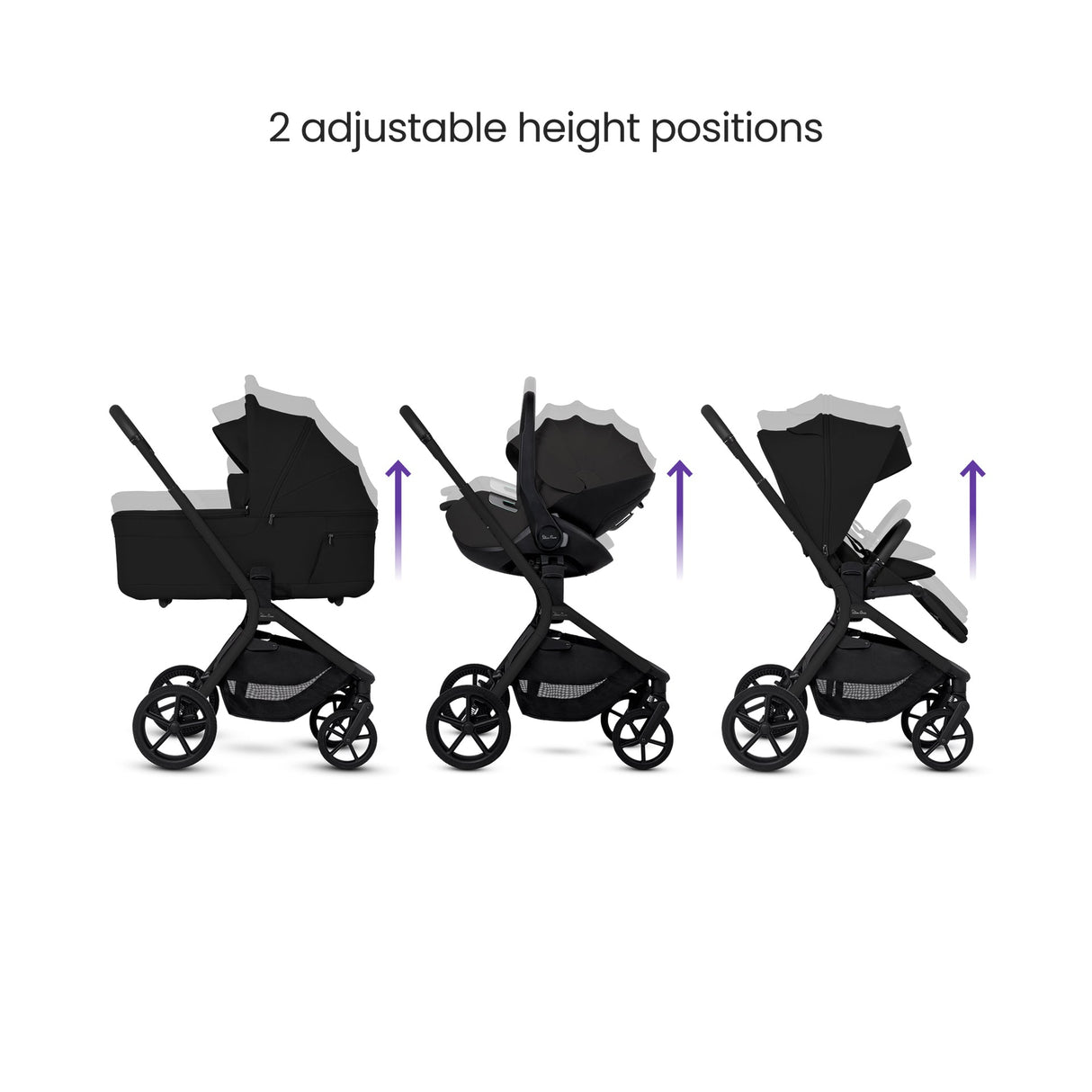 Silver Cross Breez Ultimate 360 Family Car Seat Bundle - Onyx
