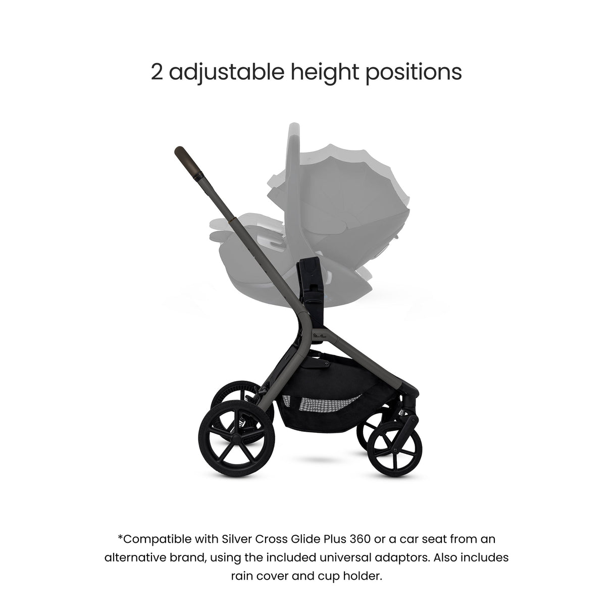 Silver Cross Breez Stroller - Pewter