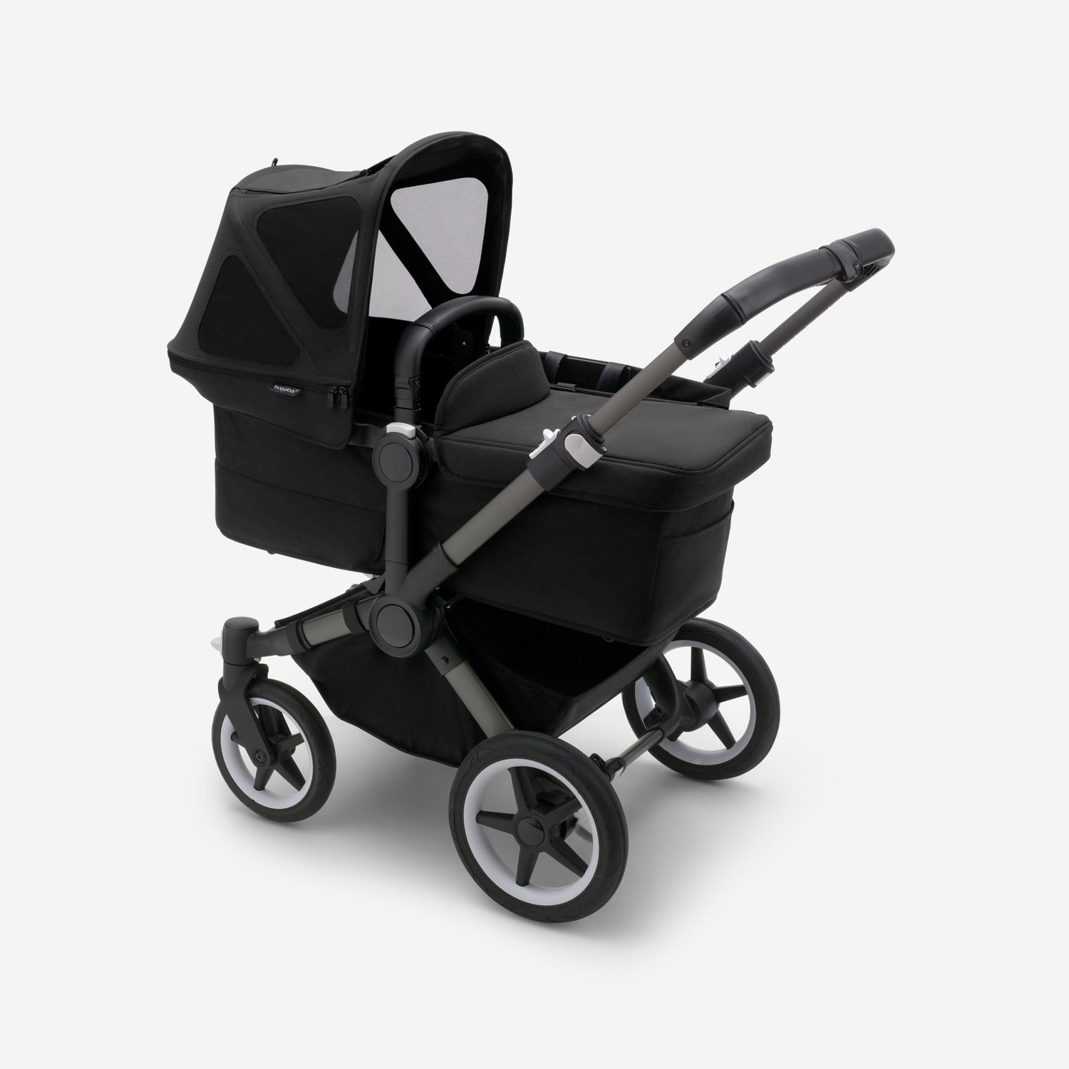 Bugaboo Donkey 5 Breezy Sun Canopy - Midnight Black