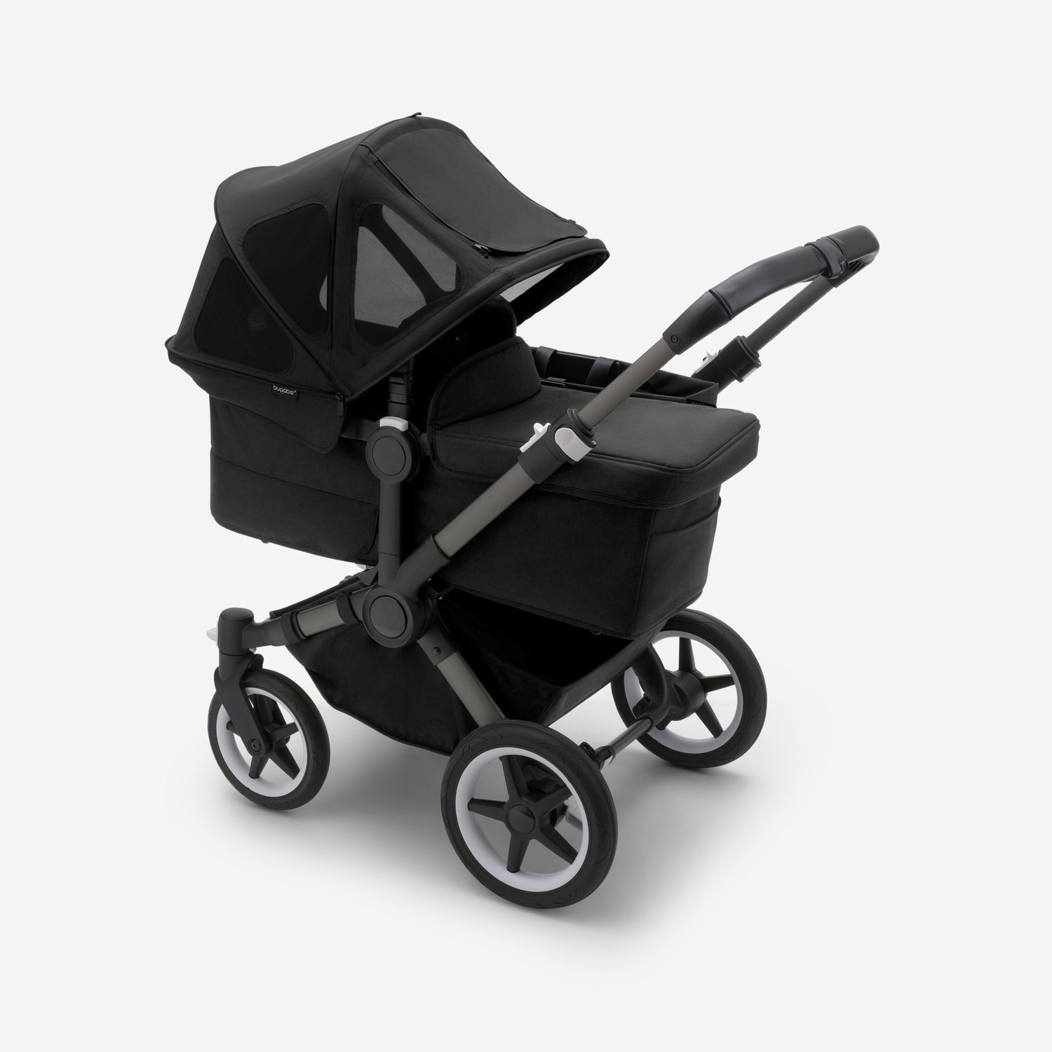 Bugaboo Donkey 5 Breezy Sun Canopy - Midnight Black