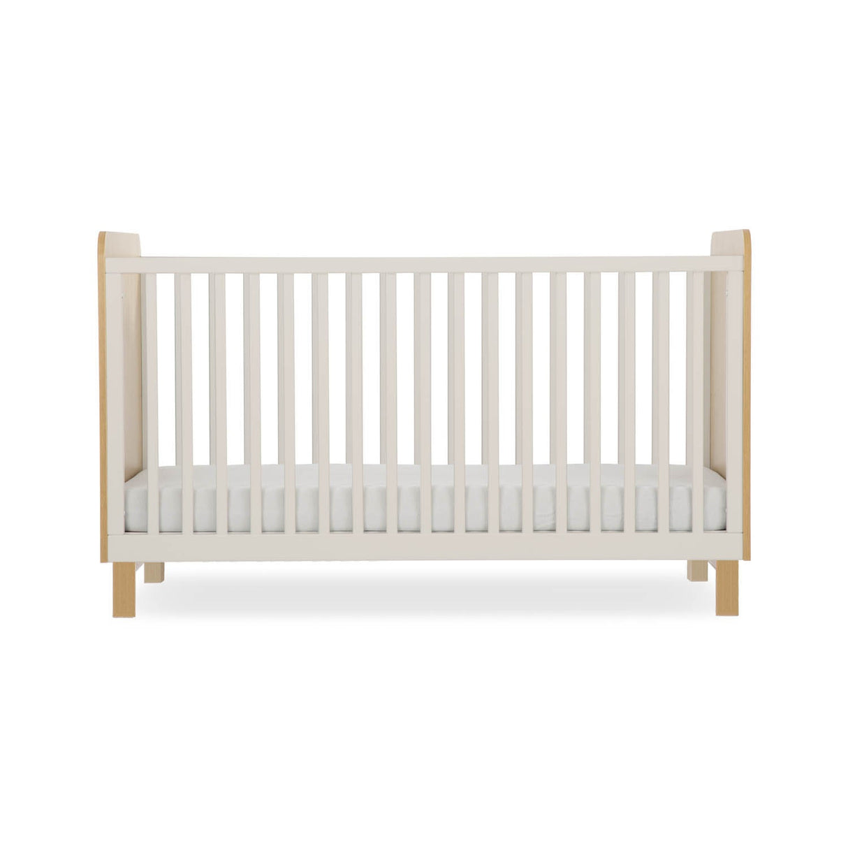 CuddleCo Remi Cot Bed - Oak & Cashmere